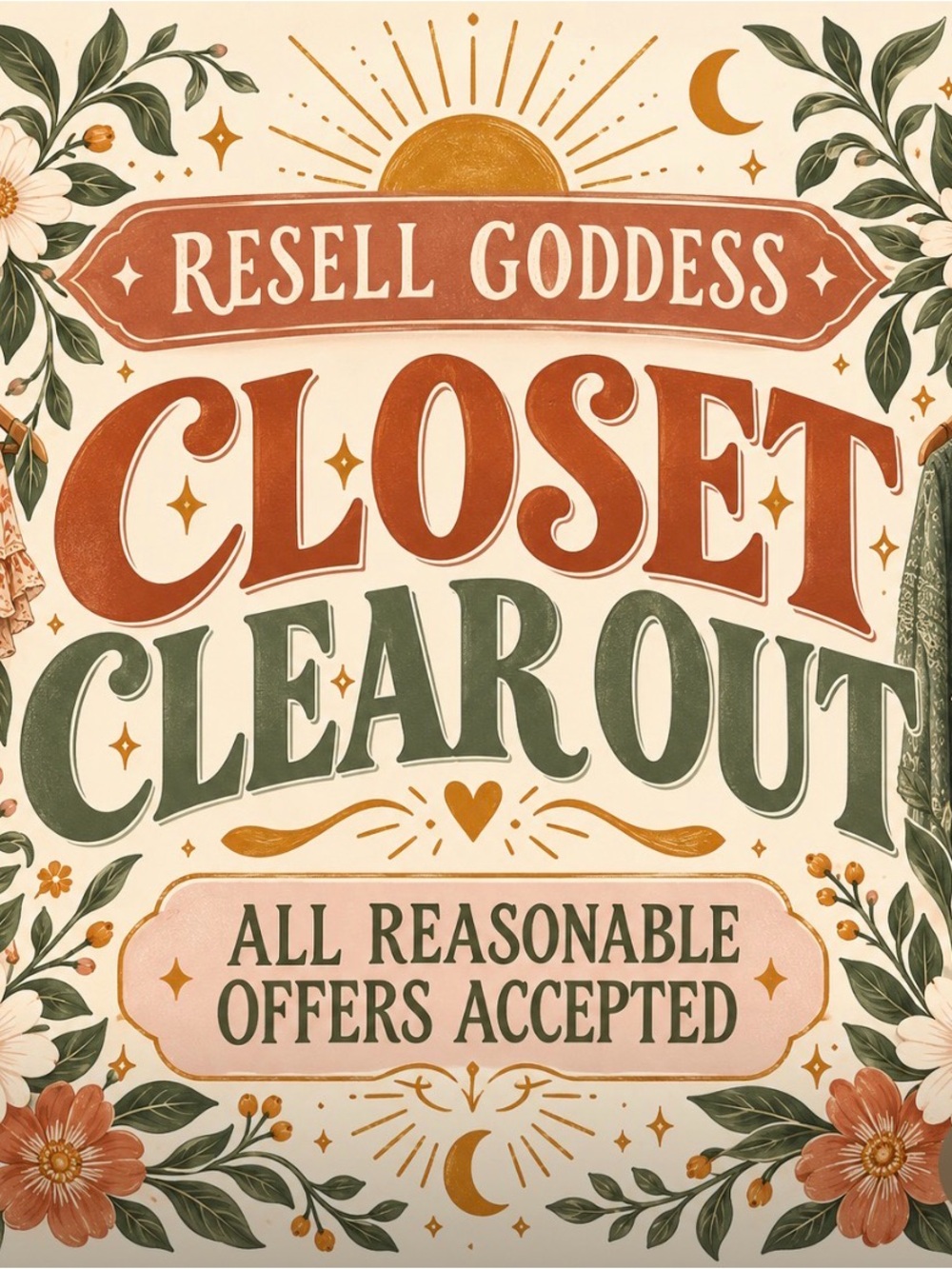 CLOSET CLEAR OUT !!! All reasonable offers accepted!!!
